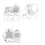 Αλλαντομηχανή Λεπίδα 370mm TIZIANO 370 EVO BS1 TOP SRM-TIZIANO 370 EVO BS1 TOP